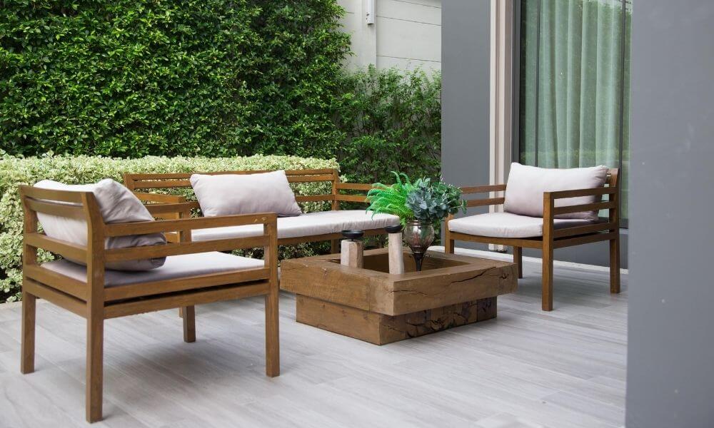 Wooden furniture set