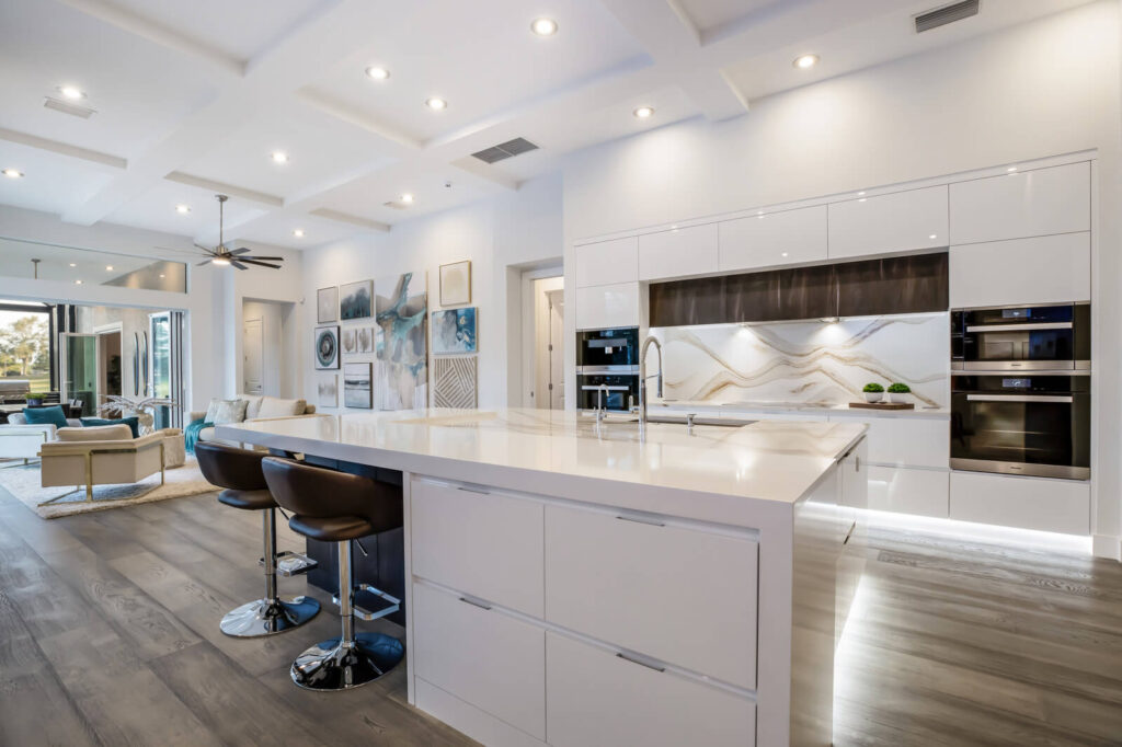 Modern kitchen with island