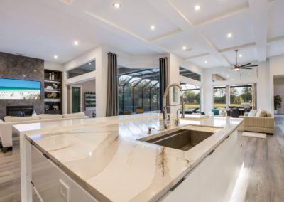 Modern kitchen with island