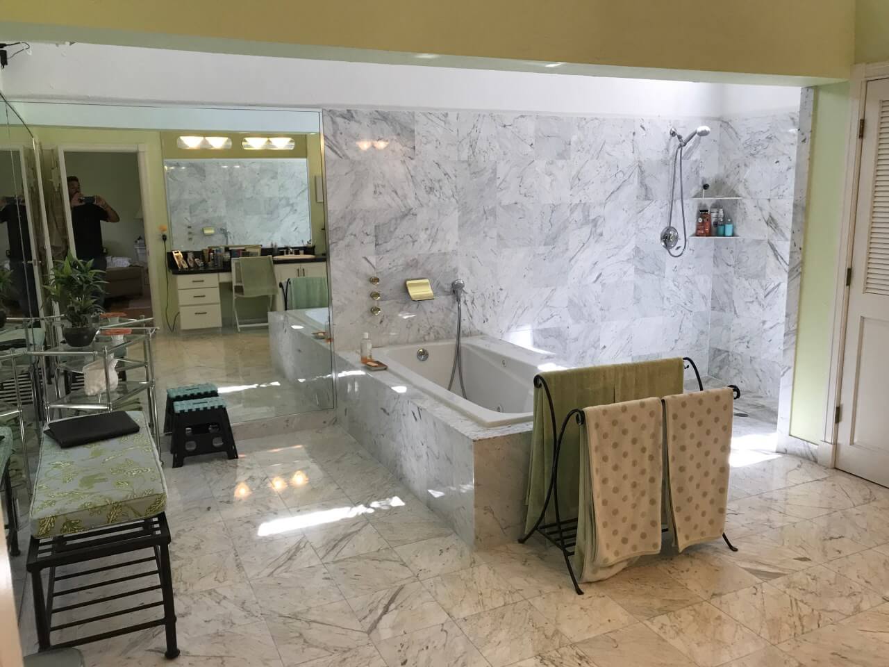 Kitchen with wood cabinets