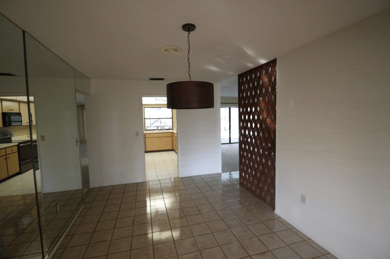 Kitchen with wood cabinets