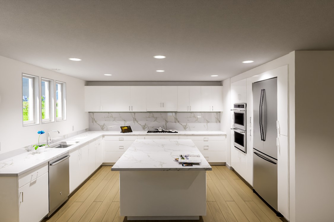 Modern kitchen rendering
