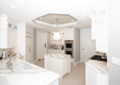 Modern white kitchen