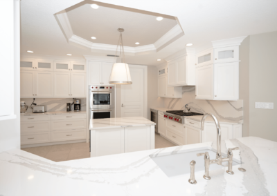 Modern white kitchen