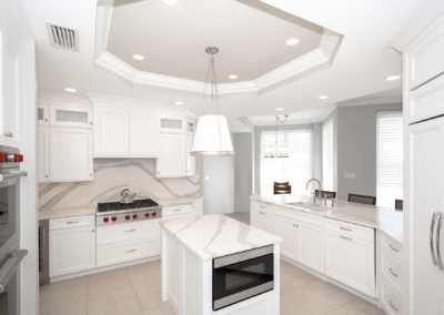 Modern white kitchen