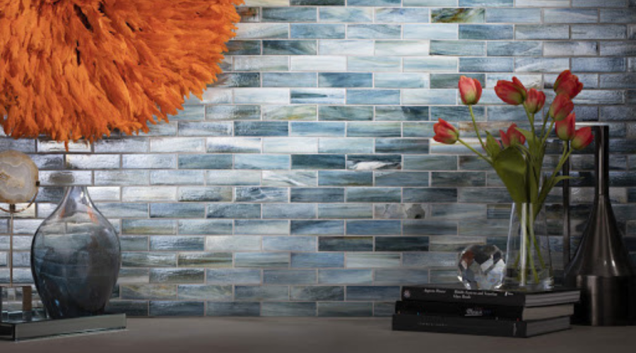 Blue mosaic Lundada Bay Tile